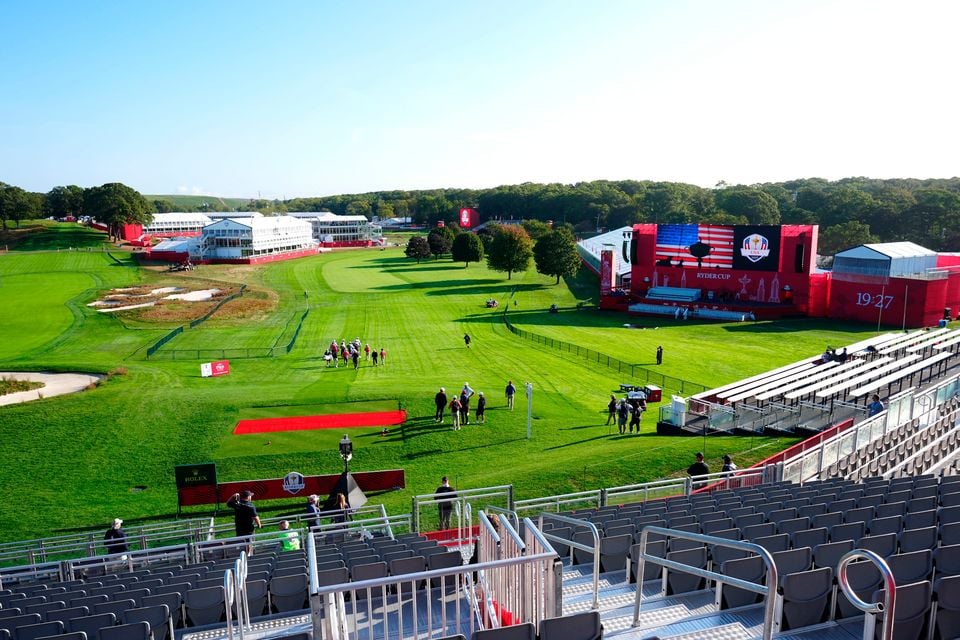 The first tee at Bethpage could set a key tone